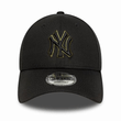 Bone Unissex New Era 9FORTY Team Outline MLB NY Yankees PRETO-60759089- -2-
